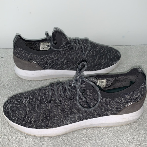 EUC Reef Cruiser Knit Sneakers Size 10 US in Gray. Very Comfortable - Picture 6 of 17